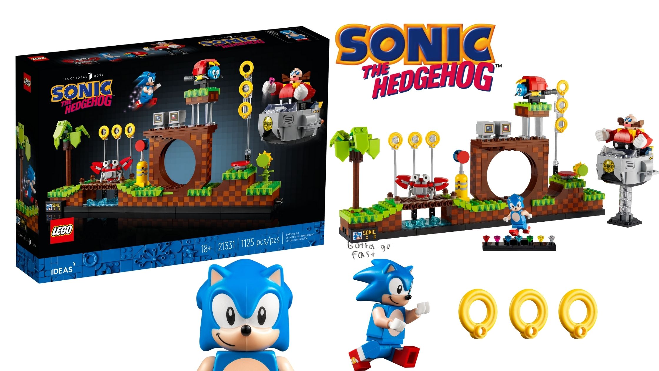 Launch details and photos of the LEGO Ideas 21331 Sonic the Hedgehog Green  Hill Zone set! - Jay's Brick Blog